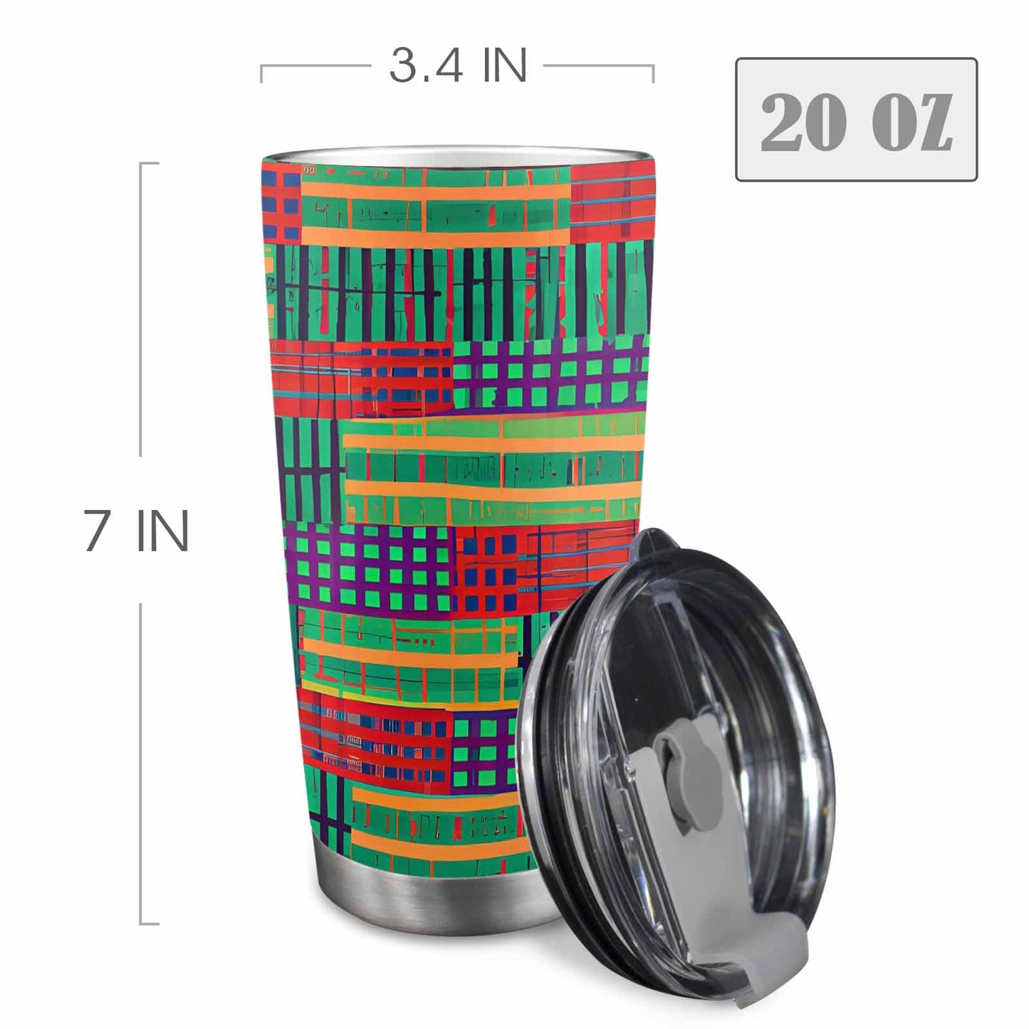 African Art, tumbler, mug, travel mug, design 23