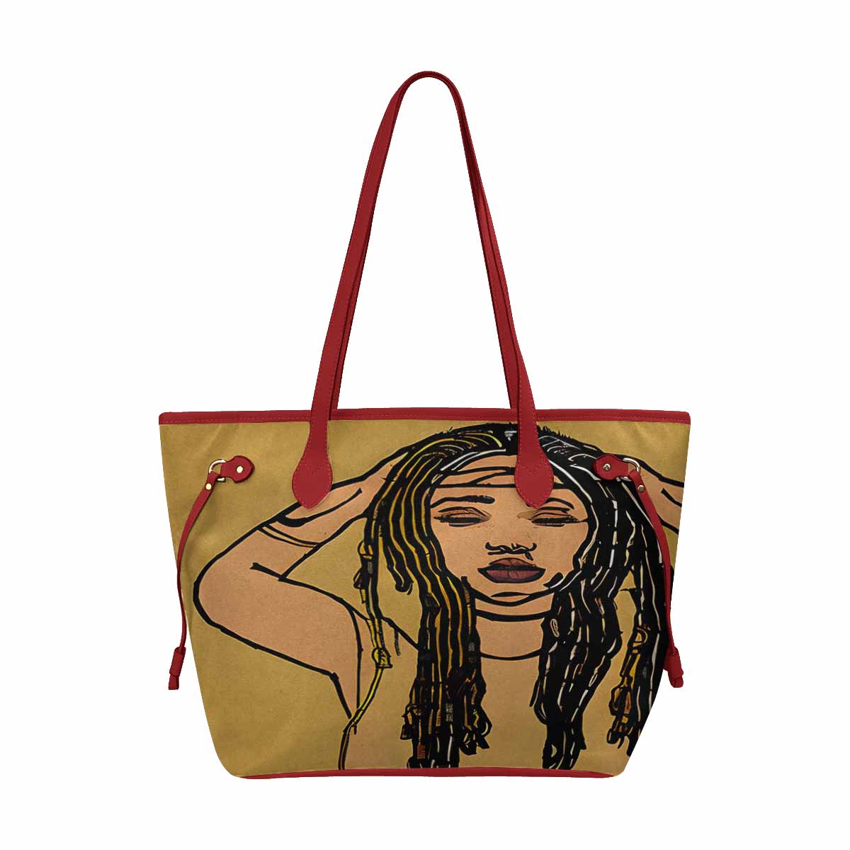 Dreads & Braids, elegant dressy tote handbag, Fulangiara 24