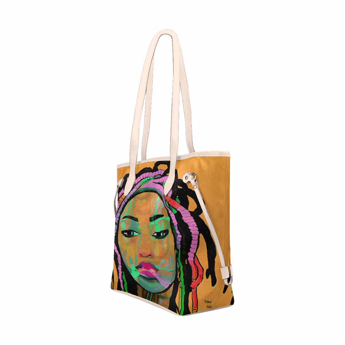 Dreads & Braids, elegant dressy tote handbag, Fulangiara 3