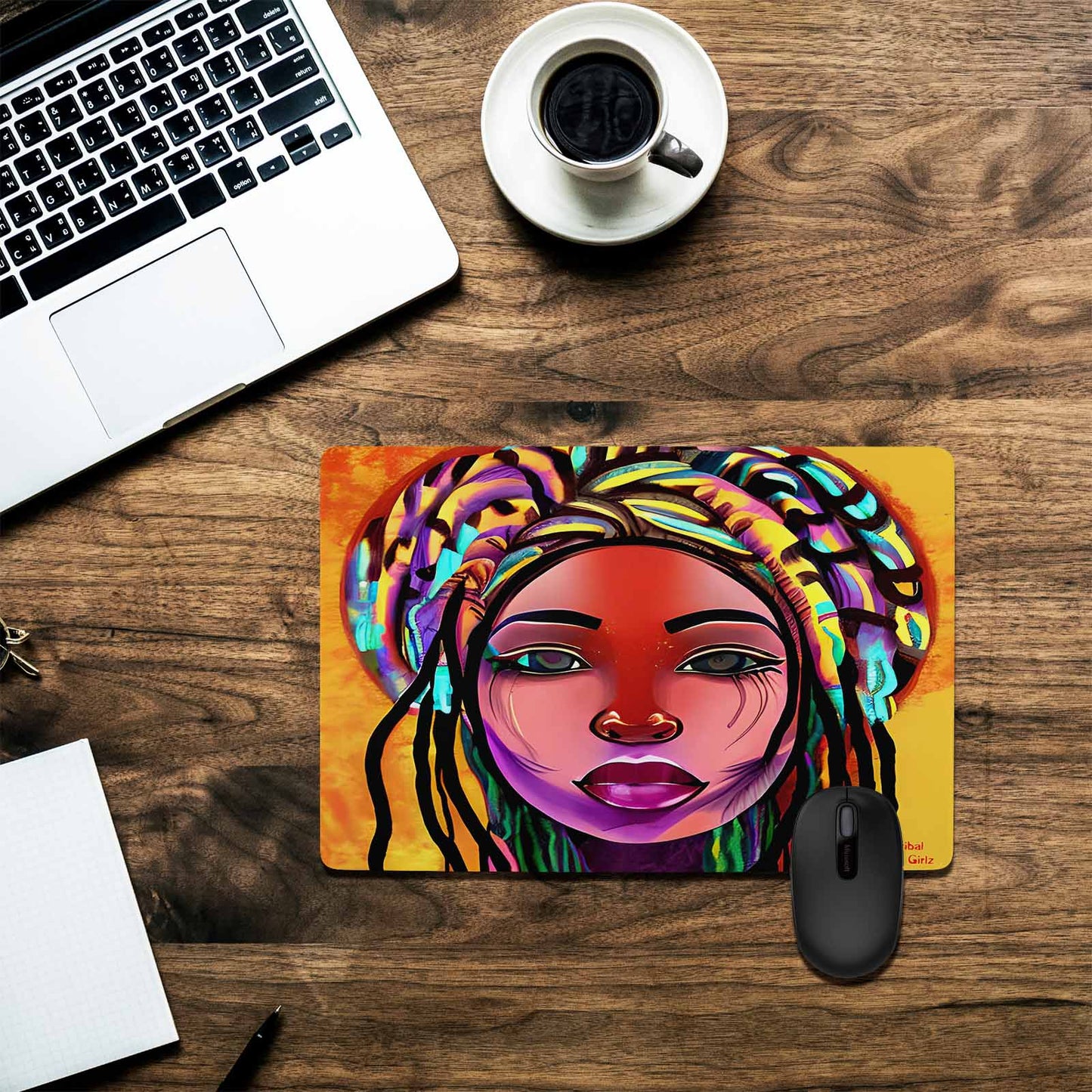 Dreads & Braids, 23 x 16 in amazing design mouse pad, Fulangiara 22