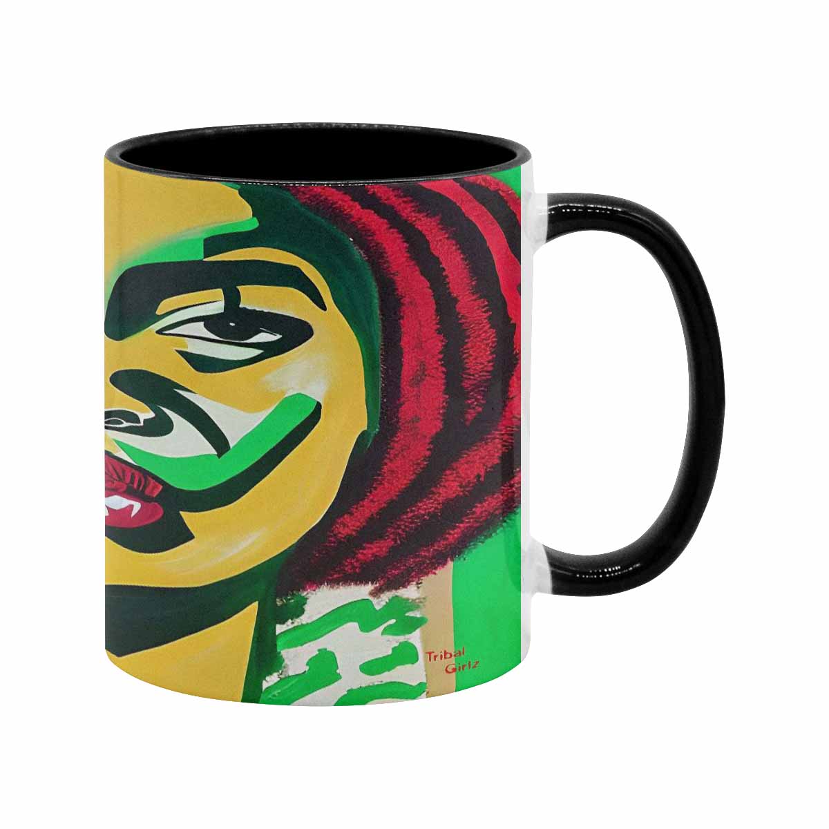 Dreads & Braids, inner color coffee mug, african tribalgirlz Fulangiara 50