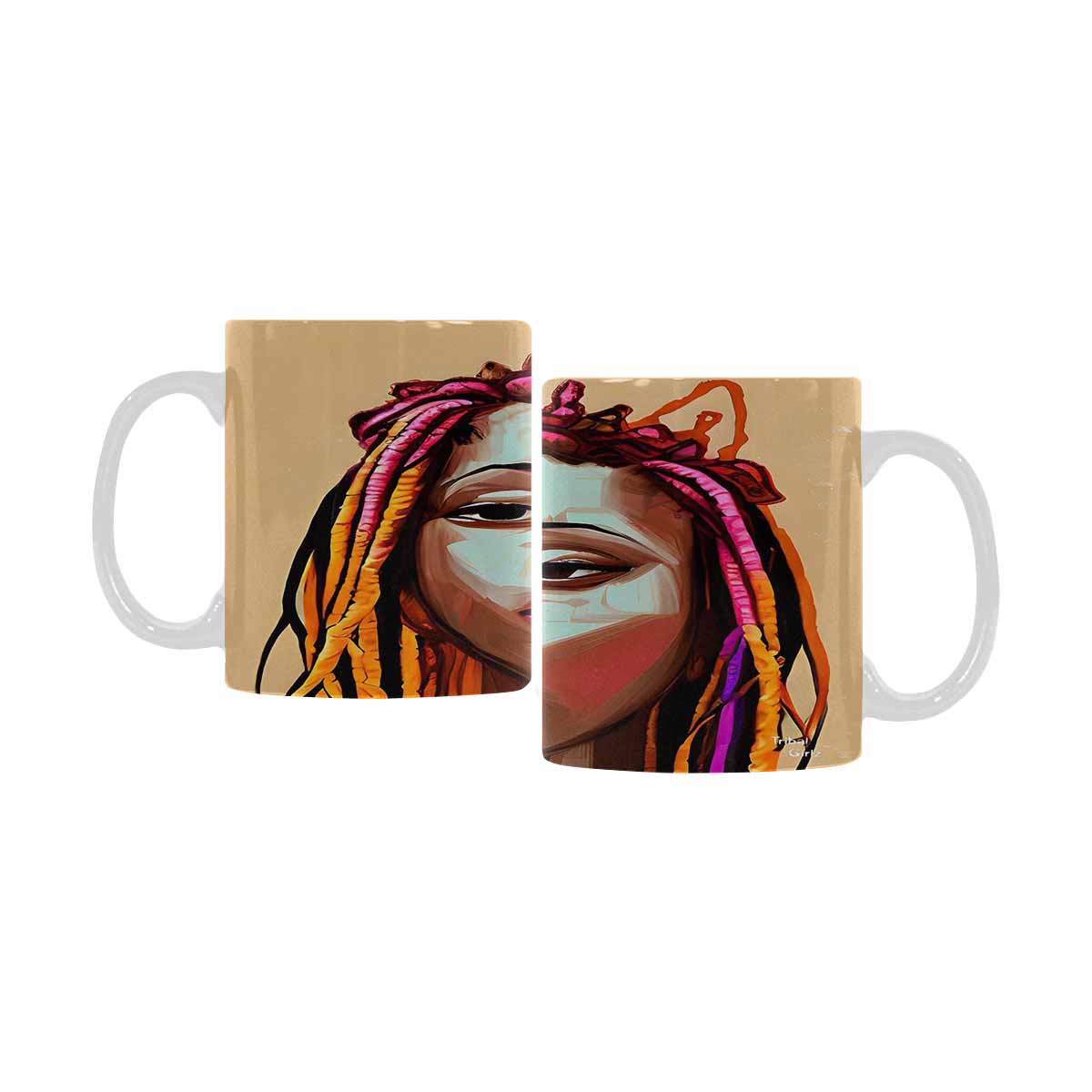 Dreads & Braids, coffee mug, african tribalgirlz Fulangiara 11