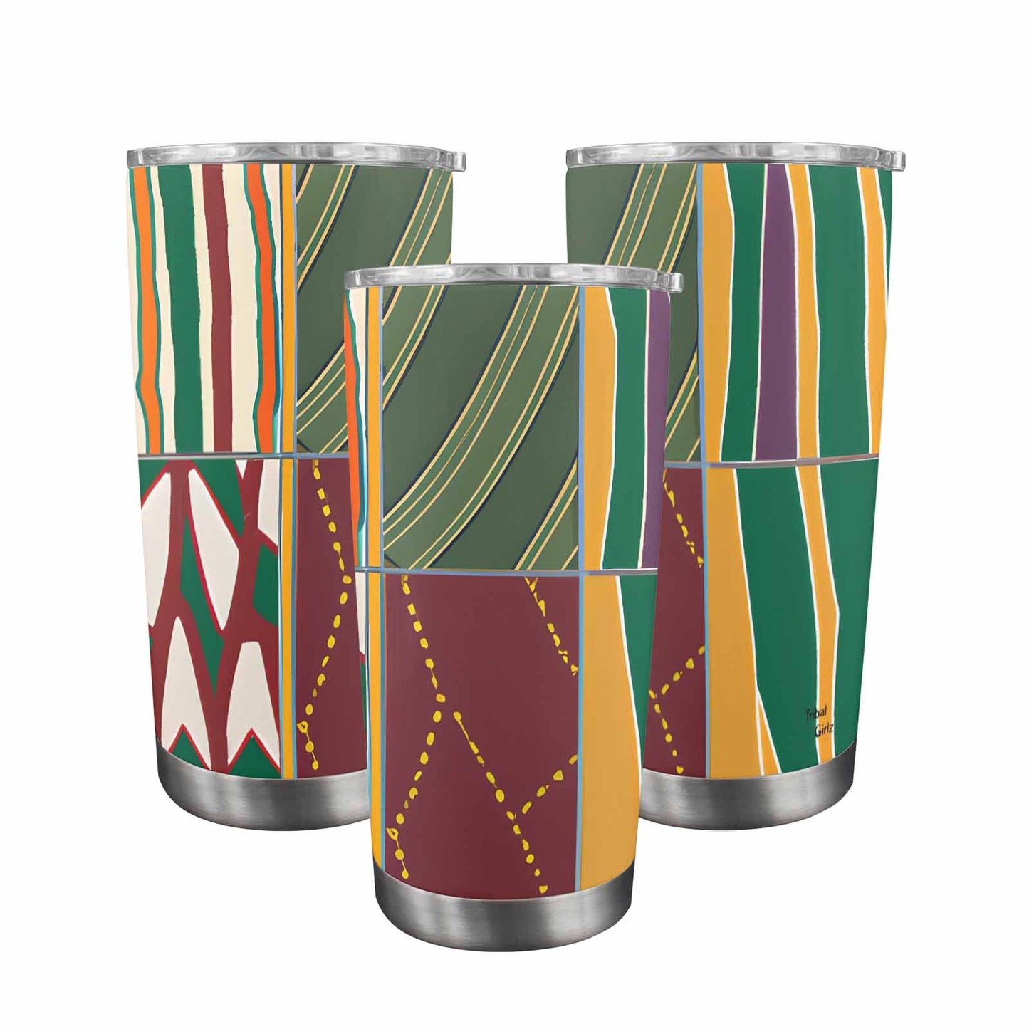 African Art, tumbler, mug, travel mug, design 43