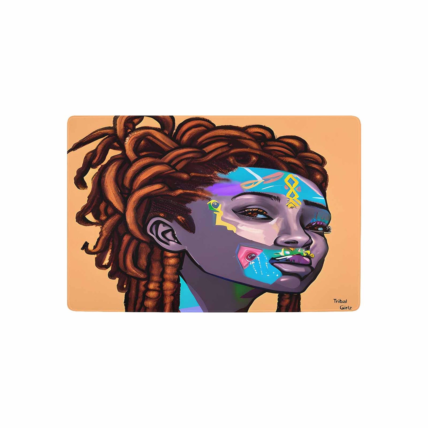 Dreads & Braids, 23 x 16 in amazing design mouse pad, Fulangiara 36