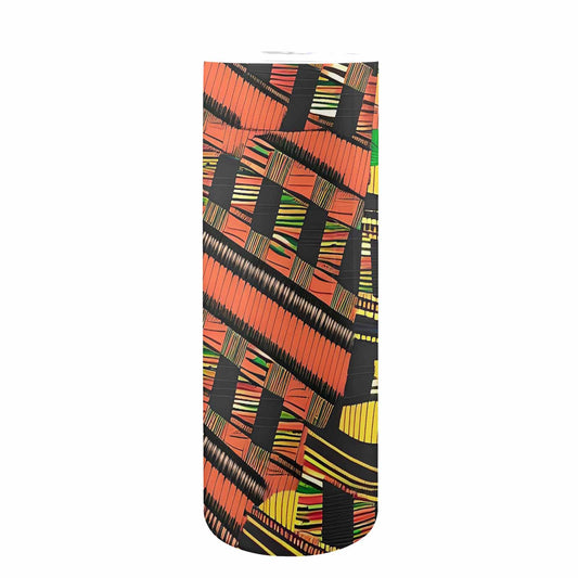 African Art, tall stainless steel insulated tumbler, travel mug, design 46