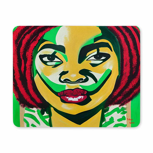 Dreads & Braids, 9 x 7 in amazing design mouse pad, Fulangiara 50