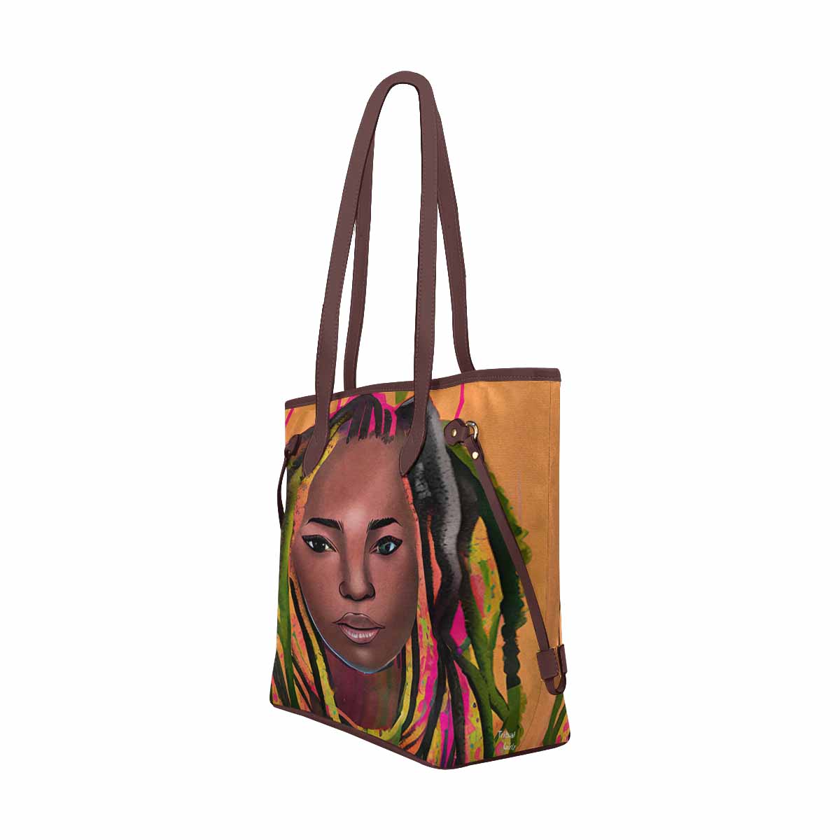 Dreads & Braids, elegant dressy tote handbag, Fulangiara 12