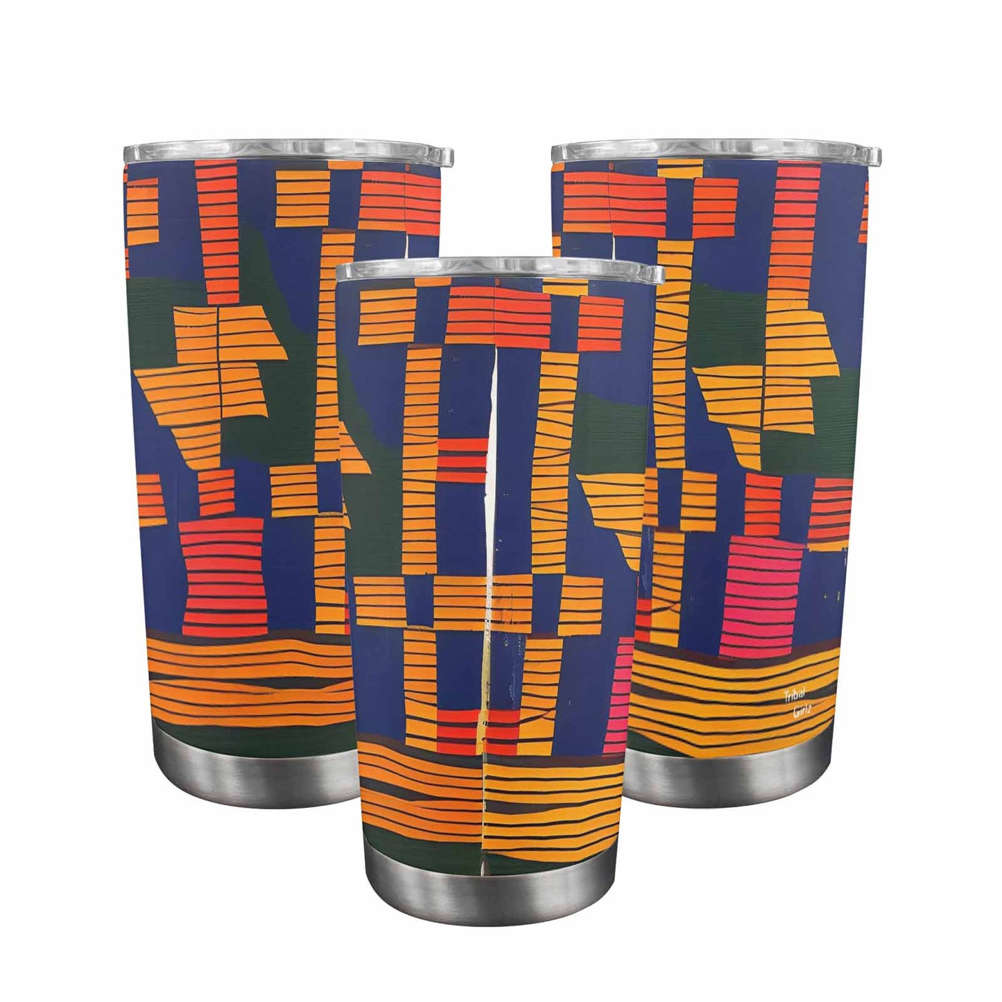 African Art, tumbler, mug, travel mug, design 18