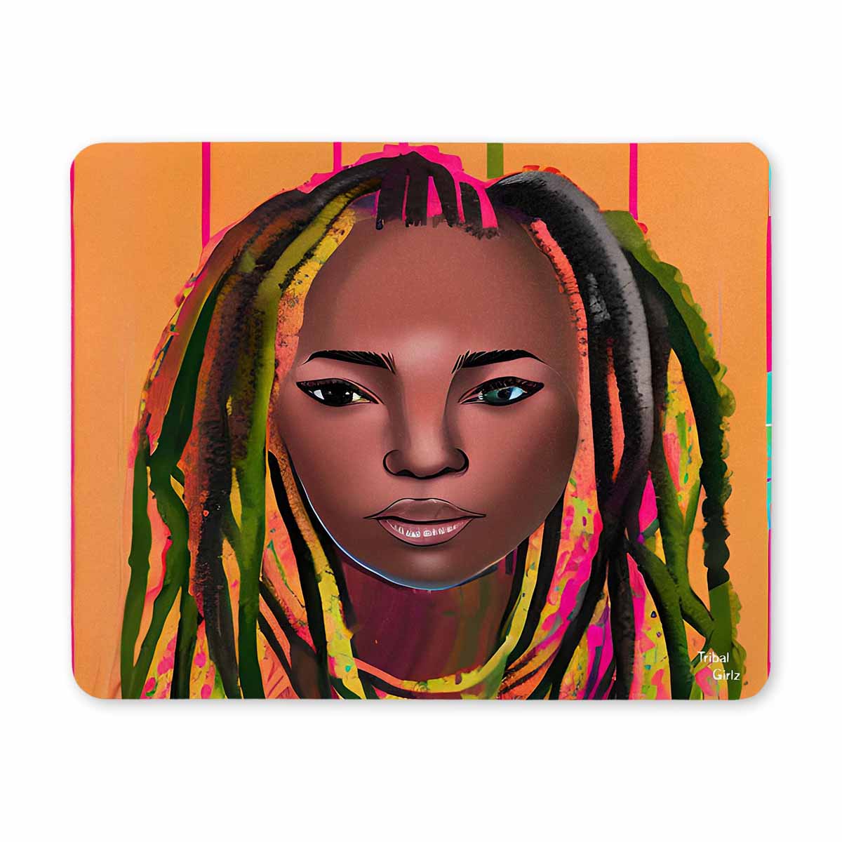 Dreads & Braids, 9 x 7 in amazing design mouse pad, Fulangiara 12