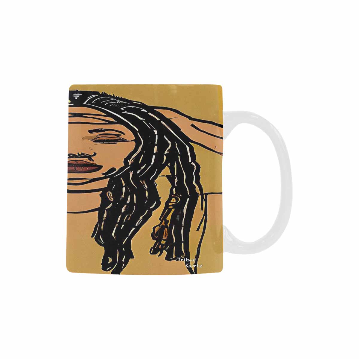 Dreads & Braids, coffee mug, african tribalgirlz Fulangiara 24