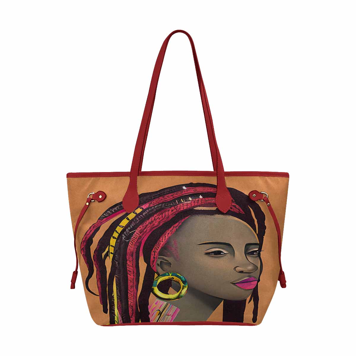 Dreads & Braids, elegant dressy tote handbag, Fulangiara 4