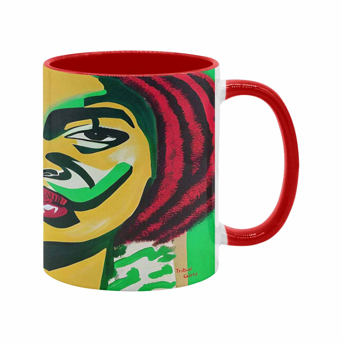 Dreads & Braids, inner color coffee mug, african tribalgirlz Fulangiara 50