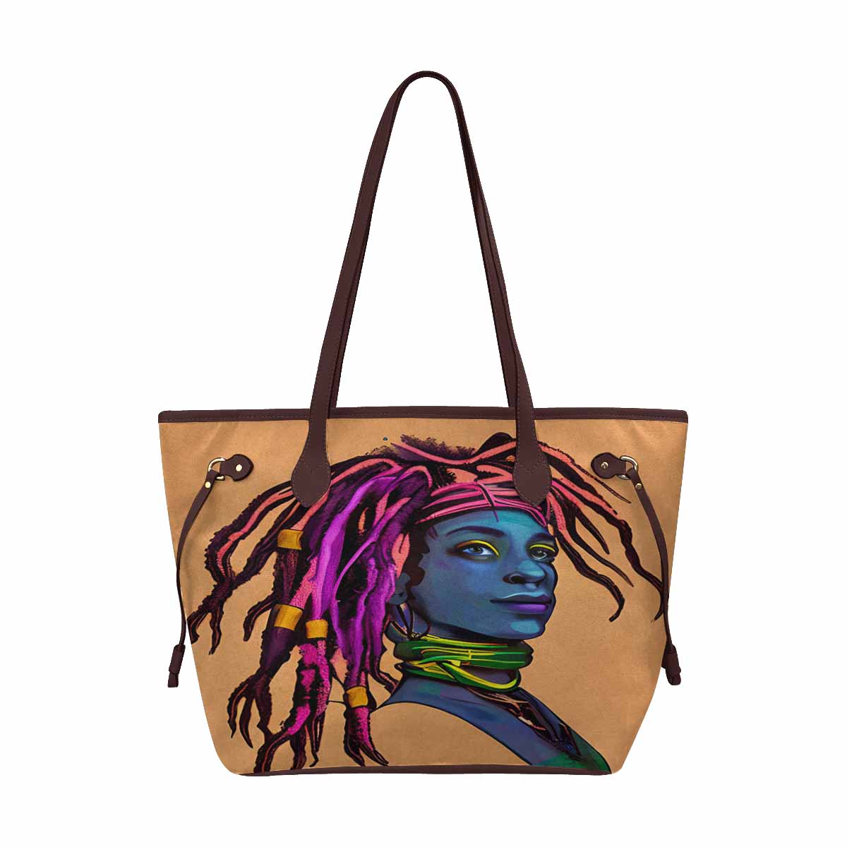 Dreads & Braids, elegant dressy tote handbag, Fulangiara 10