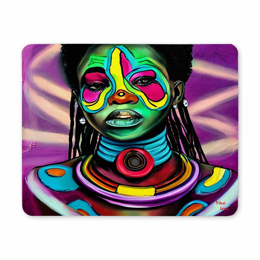 Dreads & Braids, 9 x 7 in amazing design mouse pad, Fulangiara 17