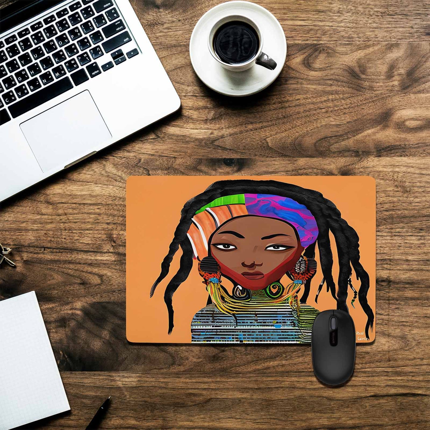 Dreads & Braids, 23 x 16 in amazing design mouse pad, Fulangiara 18