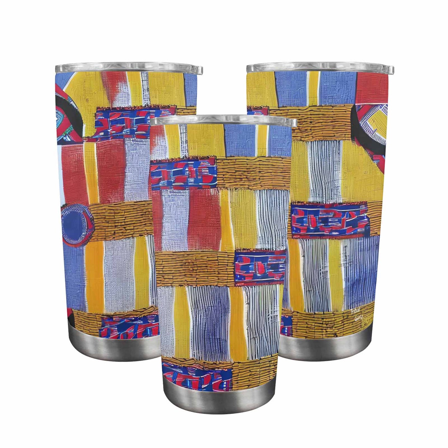 African Art, tumbler, mug, travel mug, design 20