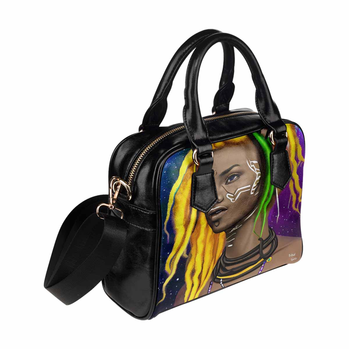 Fulangiara 1,  Dreads & Braids, cute shoulder bag, African Tribal