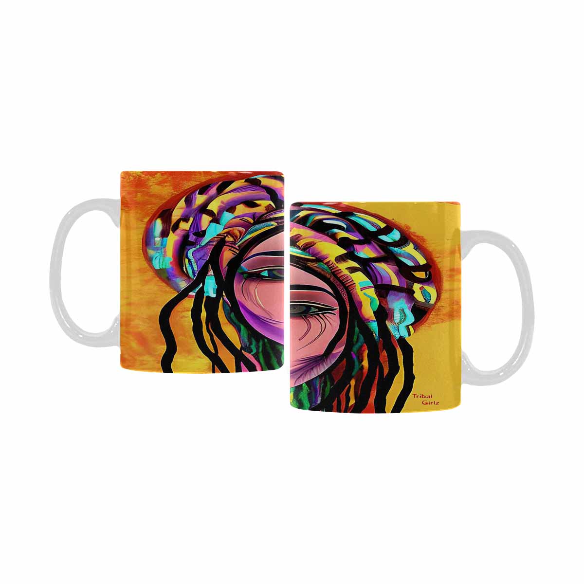 Dreads & Braids, coffee mug, african tribalgirlz Fulangiara 22