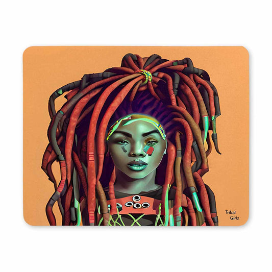 Dreads & Braids, 9 x 7 in amazing design mouse pad, Fulangiara 34