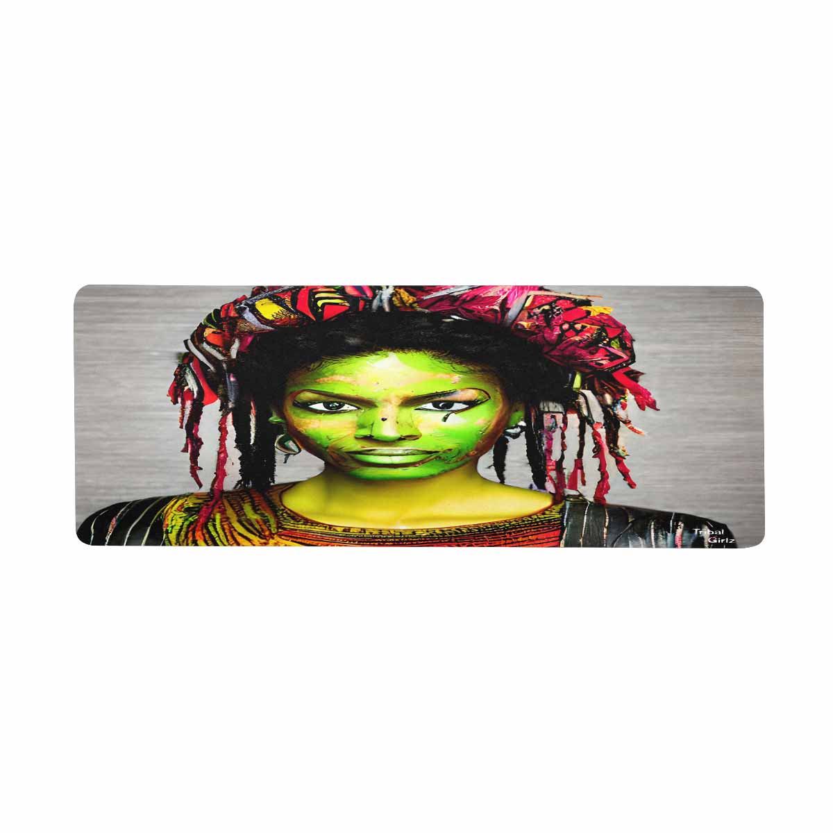 Dreads & Braids, 31 x 12 in large mouse pad, Fulangiara 2