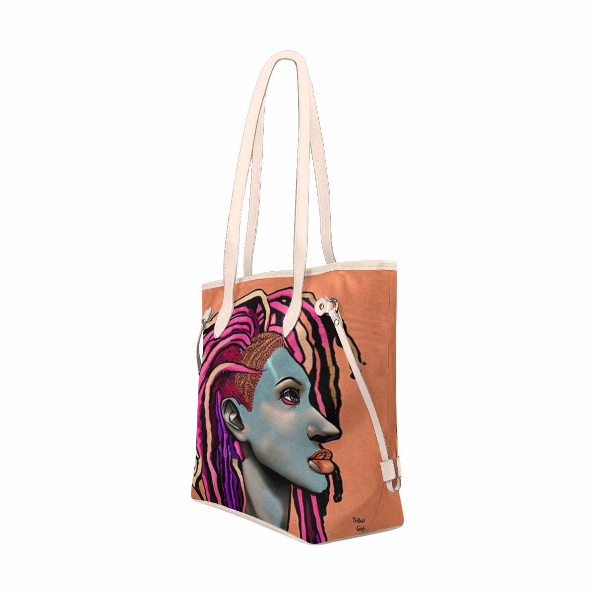 Dreads & Braids, elegant dressy tote handbag, Fulangiara 5