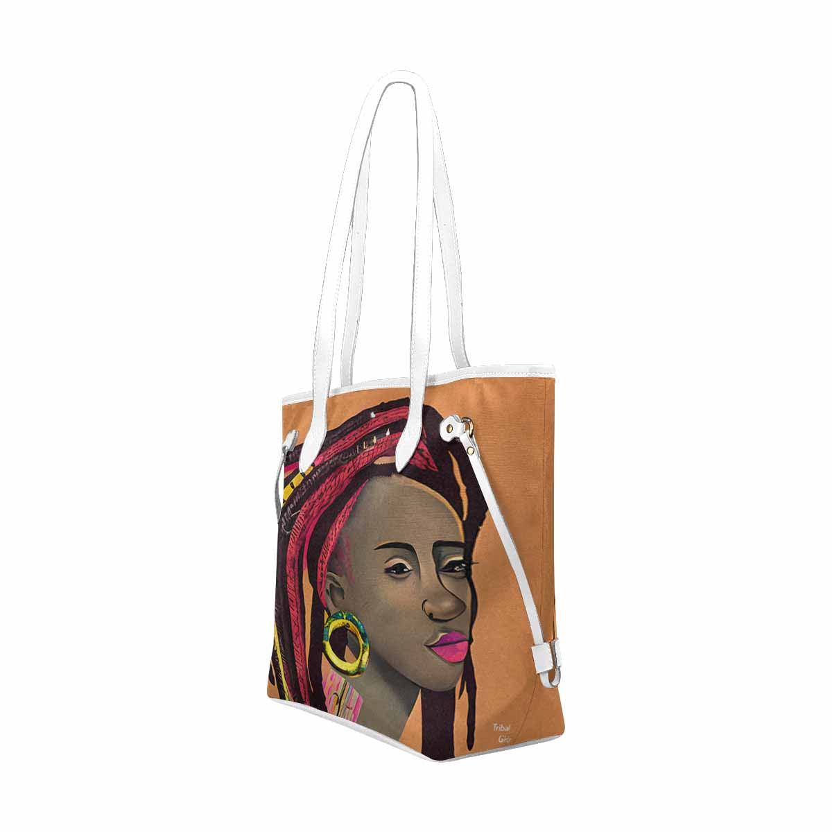 Dreads & Braids, elegant dressy tote handbag, Fulangiara 4