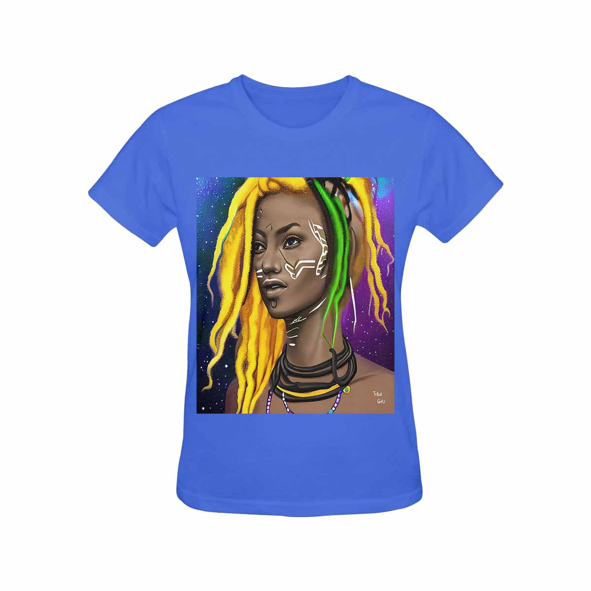 Dreads & Braids, cool cotton TShirt, african tribalgirlz Fulangiara 1