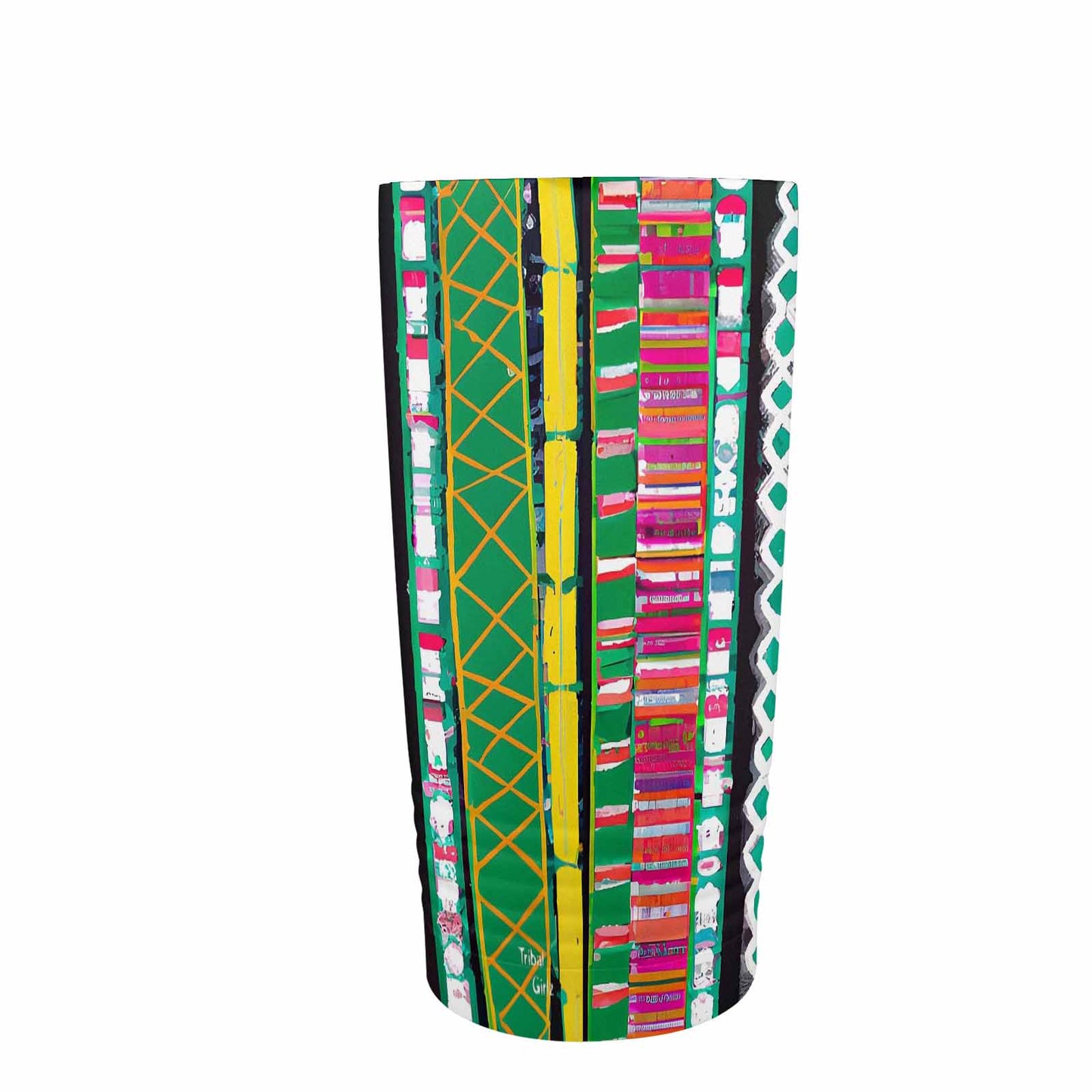 African Art, stainless steel insulated tumbler, travel mug, design 48