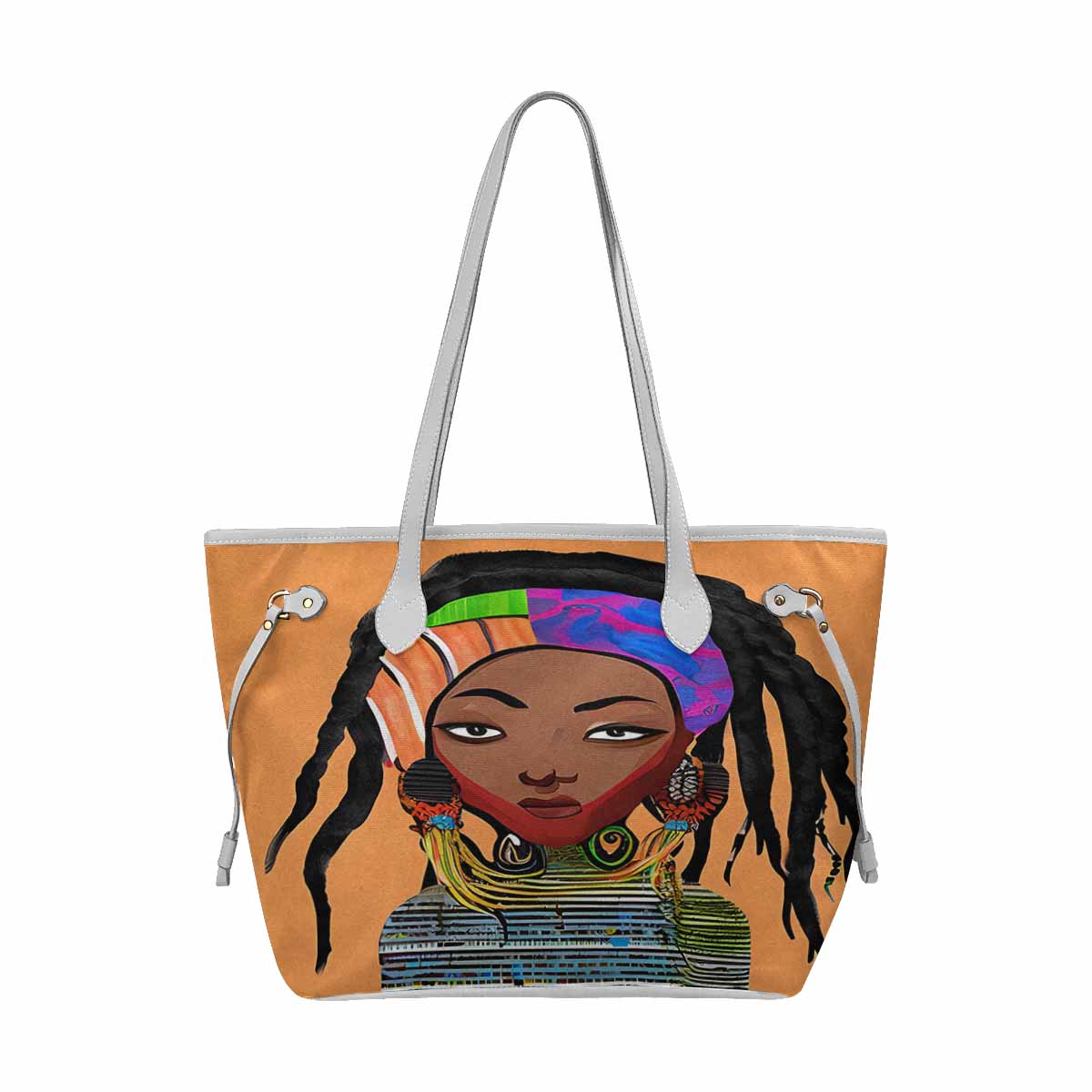 Dreads & Braids, elegant dressy tote handbag, Fulangiara 18