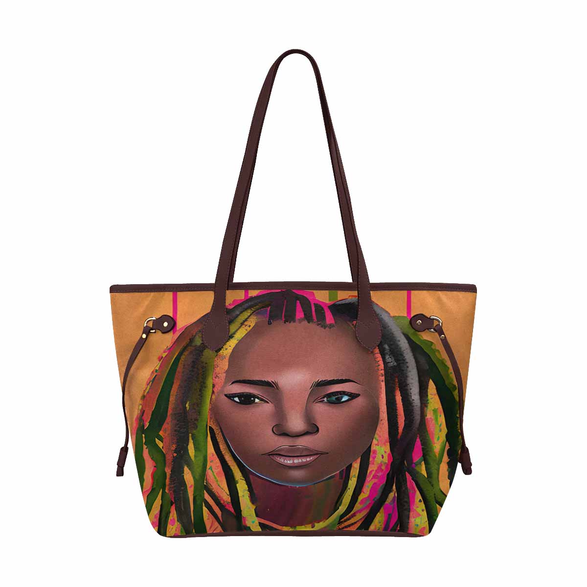 Dreads & Braids, elegant dressy tote handbag, Fulangiara 12