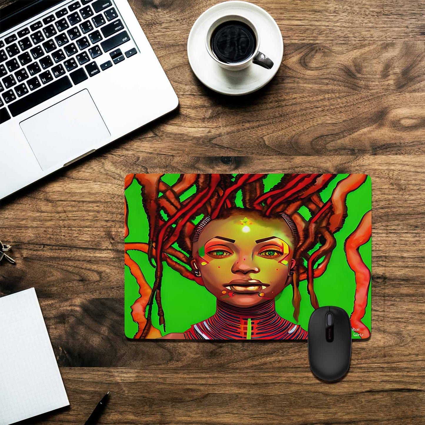 Dreads & Braids, 23 x 16 in amazing design mouse pad, Fulangiara 47