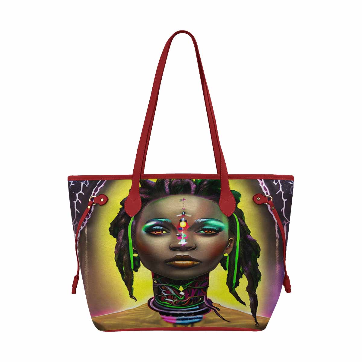 Dreads & Braids, elegant dressy tote handbag, Fulangiara 29