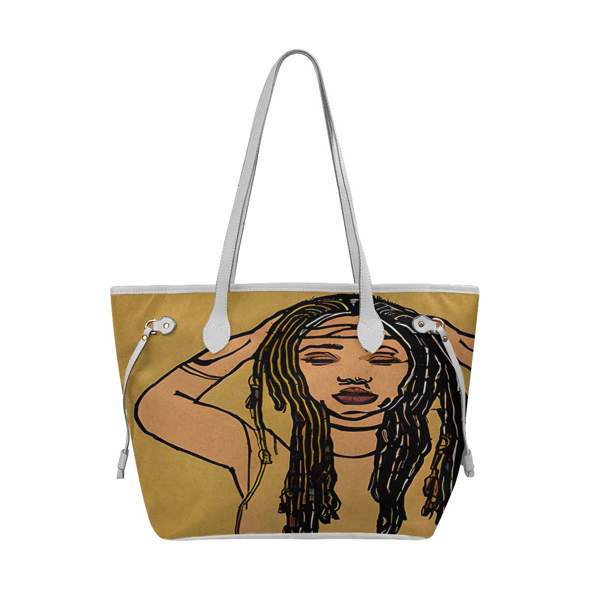 Dreads & Braids, elegant dressy tote handbag, Fulangiara 24