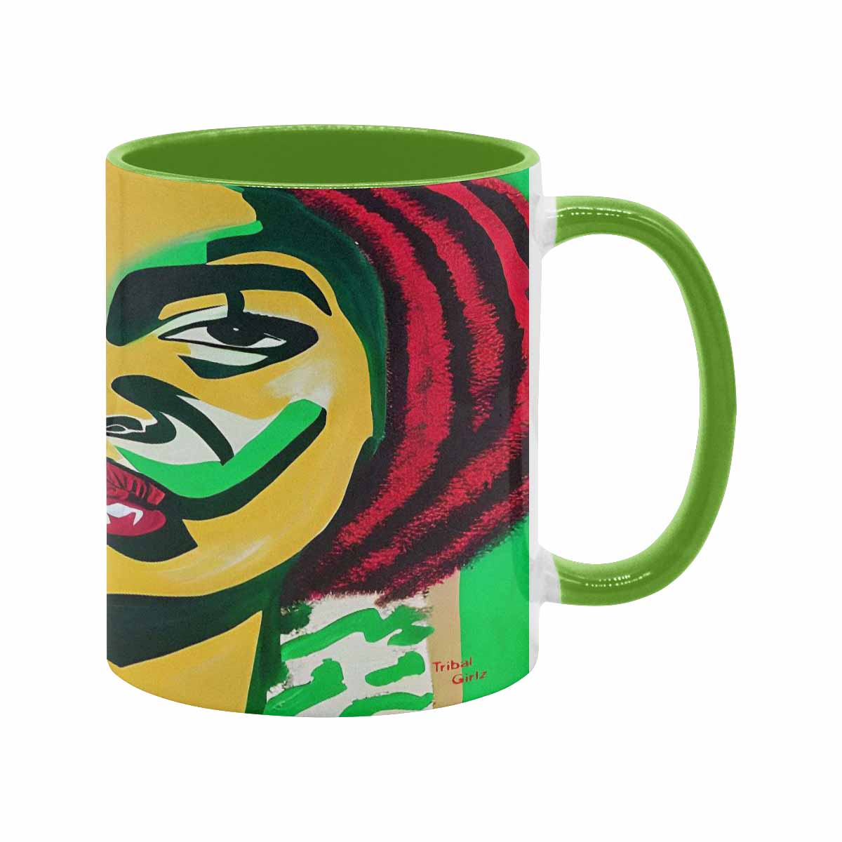 Dreads & Braids, inner color coffee mug, african tribalgirlz Fulangiara 50