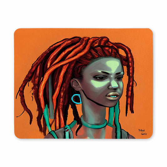 Dreads & Braids, 9 x 7 in amazing design mouse pad, Fulangiara 38