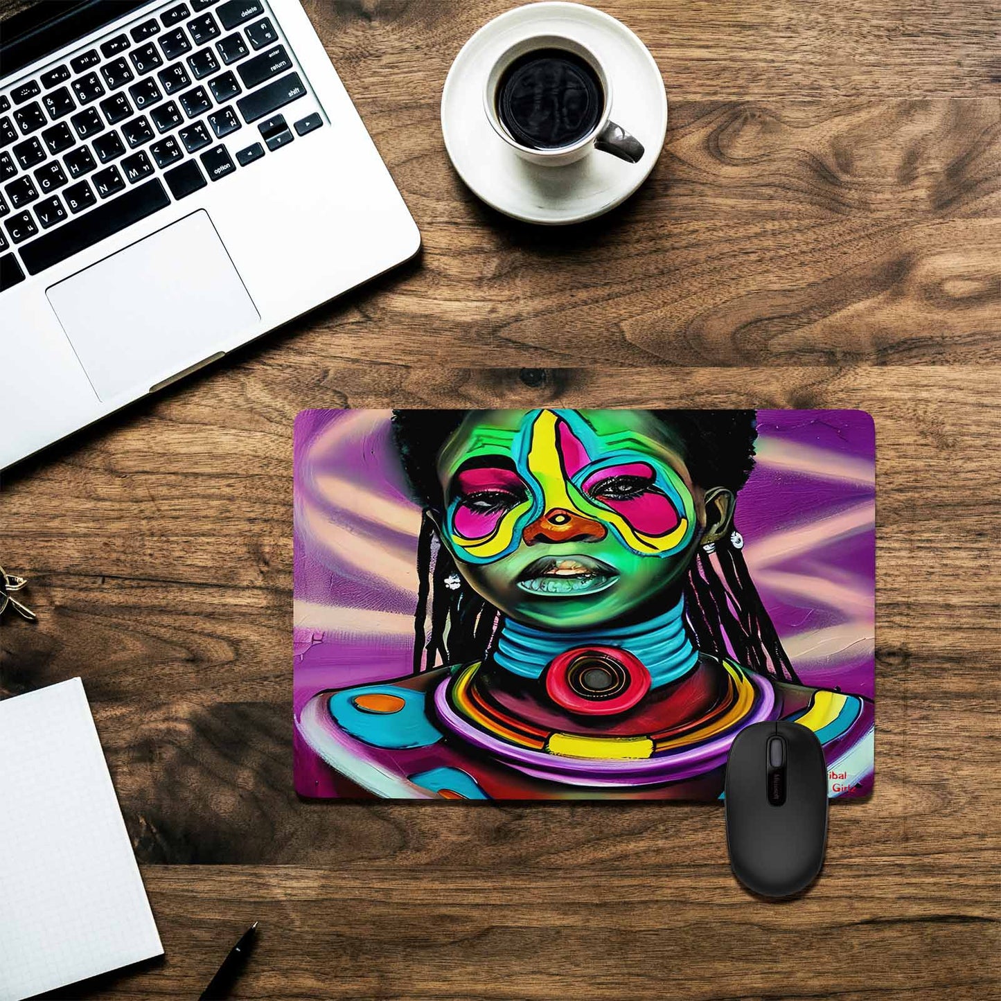 Dreads & Braids, 23 x 16 in amazing design mouse pad, Fulangiara 17