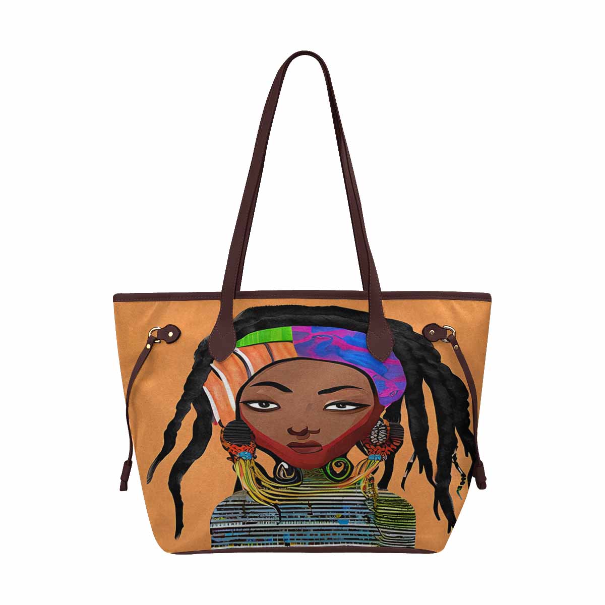 Dreads & Braids, elegant dressy tote handbag, Fulangiara 18