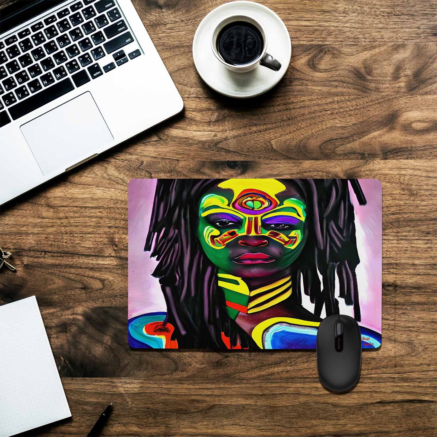 Dreads & Braids, 23 x 16 in amazing design mouse pad, Fulangiara 15