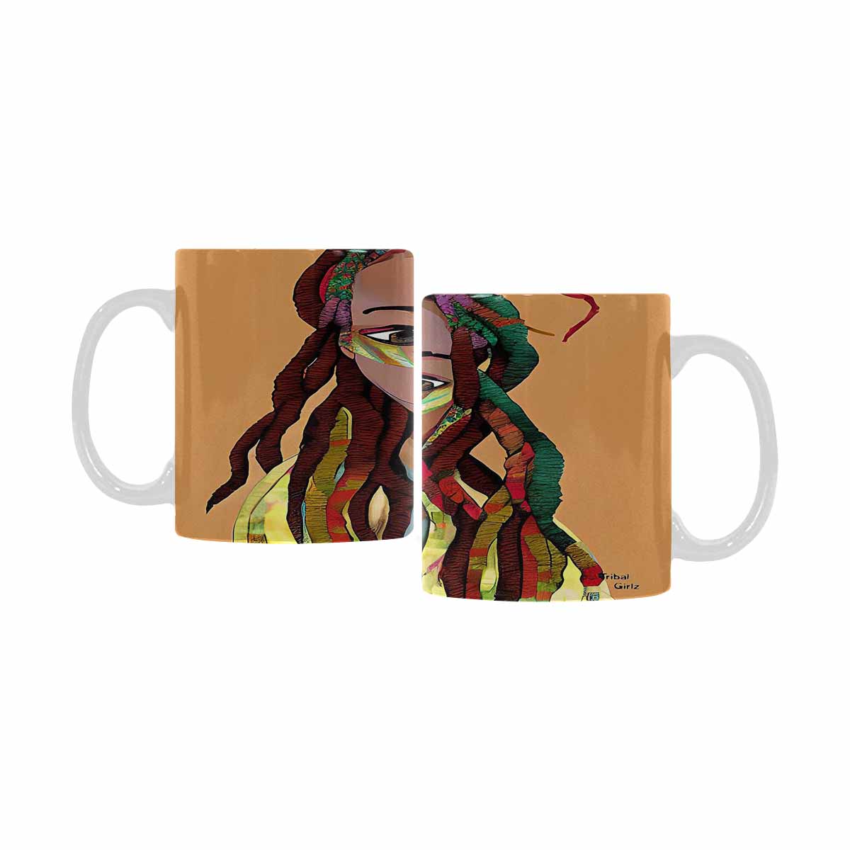 Dreads & Braids, coffee mug, african tribalgirlz Fulangiara 26