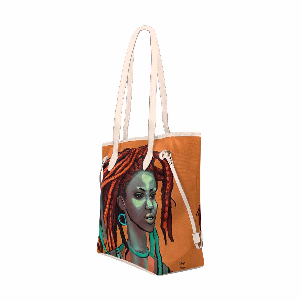 Dreads & Braids, elegant dressy tote handbag, Fulangiara 38 x