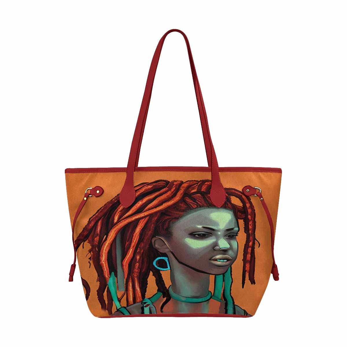 Dreads & Braids, elegant dressy tote handbag, Fulangiara 38 x