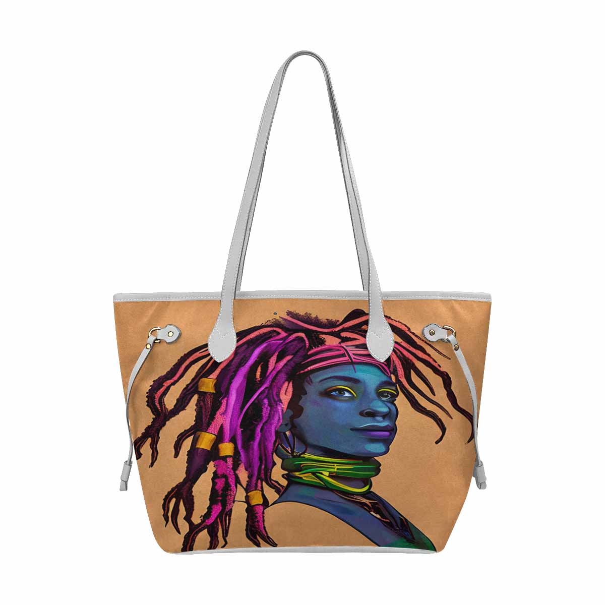 Dreads & Braids, elegant dressy tote handbag, Fulangiara 10