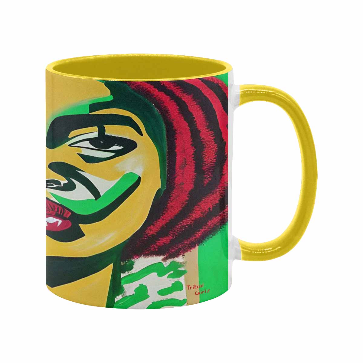 Dreads & Braids, inner color coffee mug, african tribalgirlz Fulangiara 50