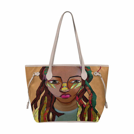 Dreads & Braids, elegant dressy tote handbag, Fulangiara 26