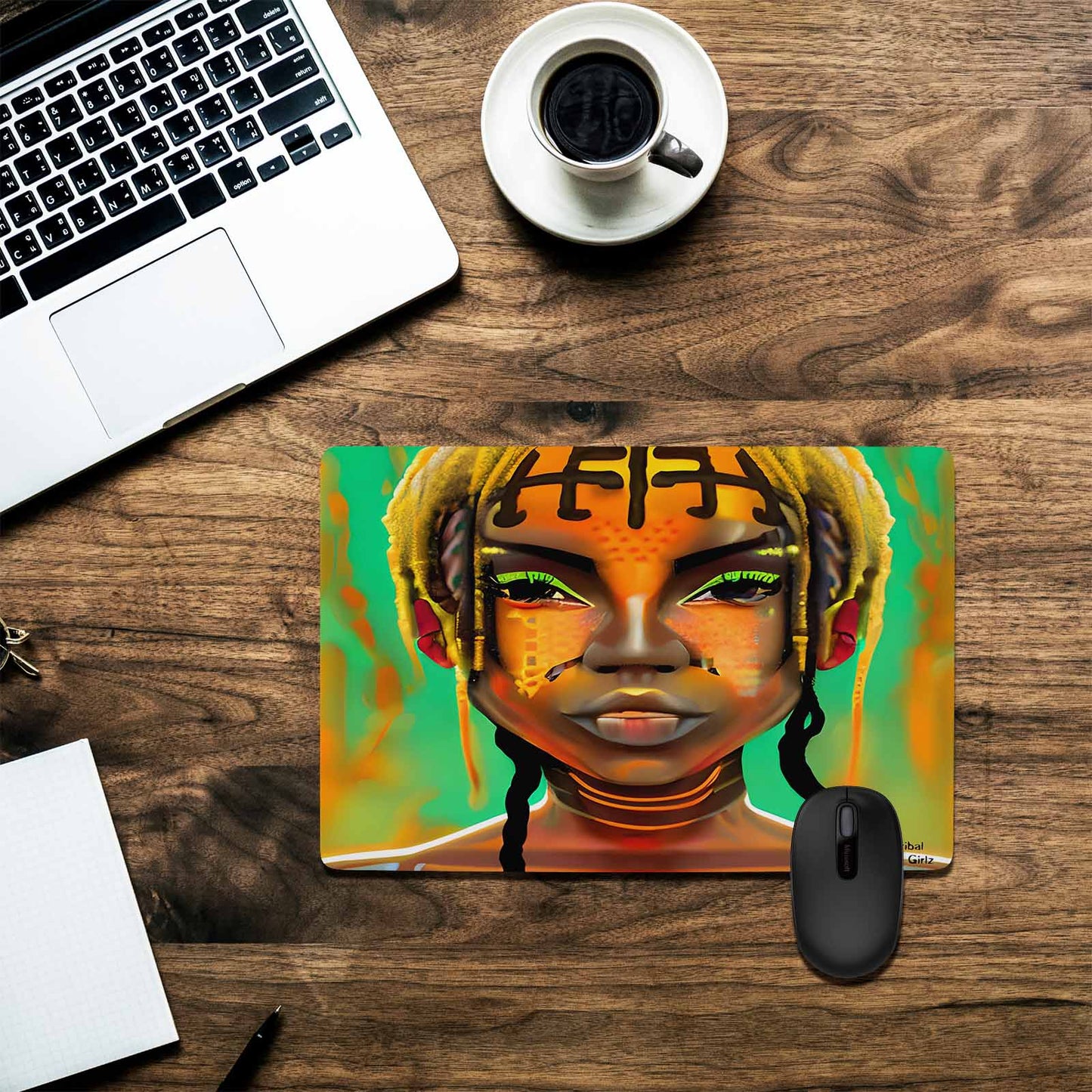 Dreads & Braids, 23 x 16 in amazing design mouse pad, Fulangiara 41