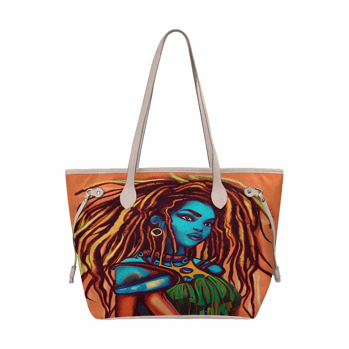 Dreads & Braids, elegant dressy tote handbag, Fulangiara 30