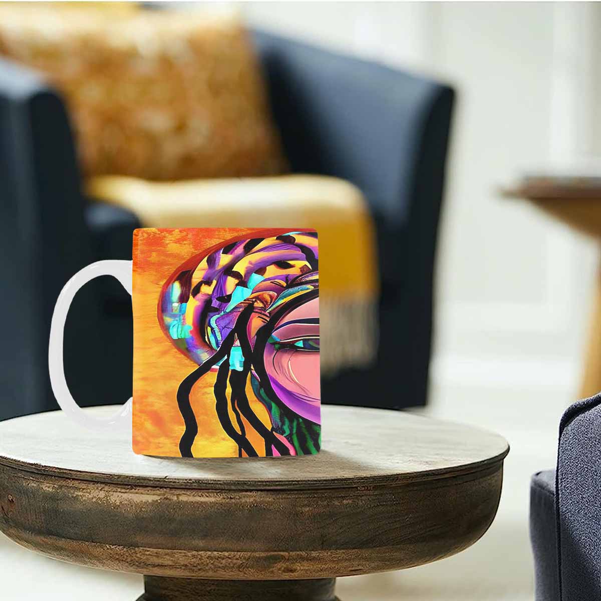 Dreads & Braids, coffee mug, african tribalgirlz Fulangiara 22