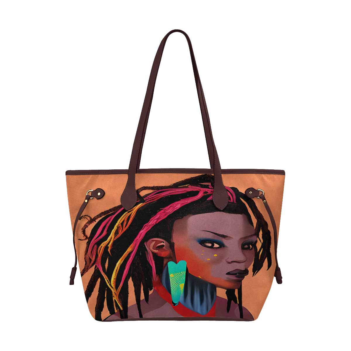 Dreads & Braids, elegant dressy tote handbag, Fulangiara 27