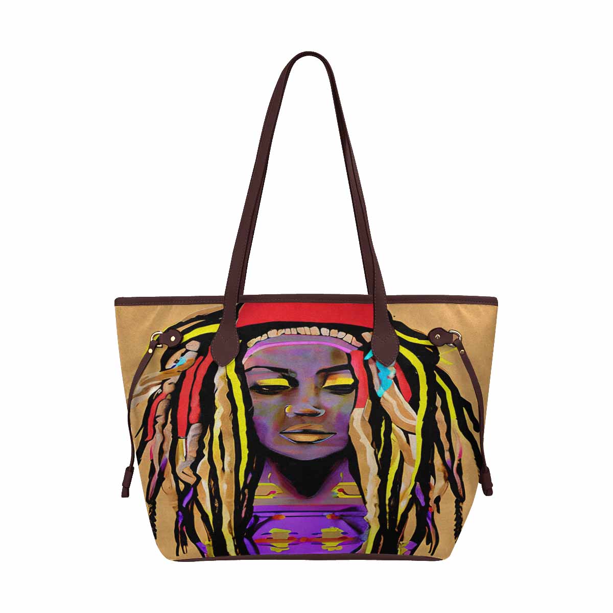 Dreads & Braids, elegant dressy tote handbag, Fulangiara 14