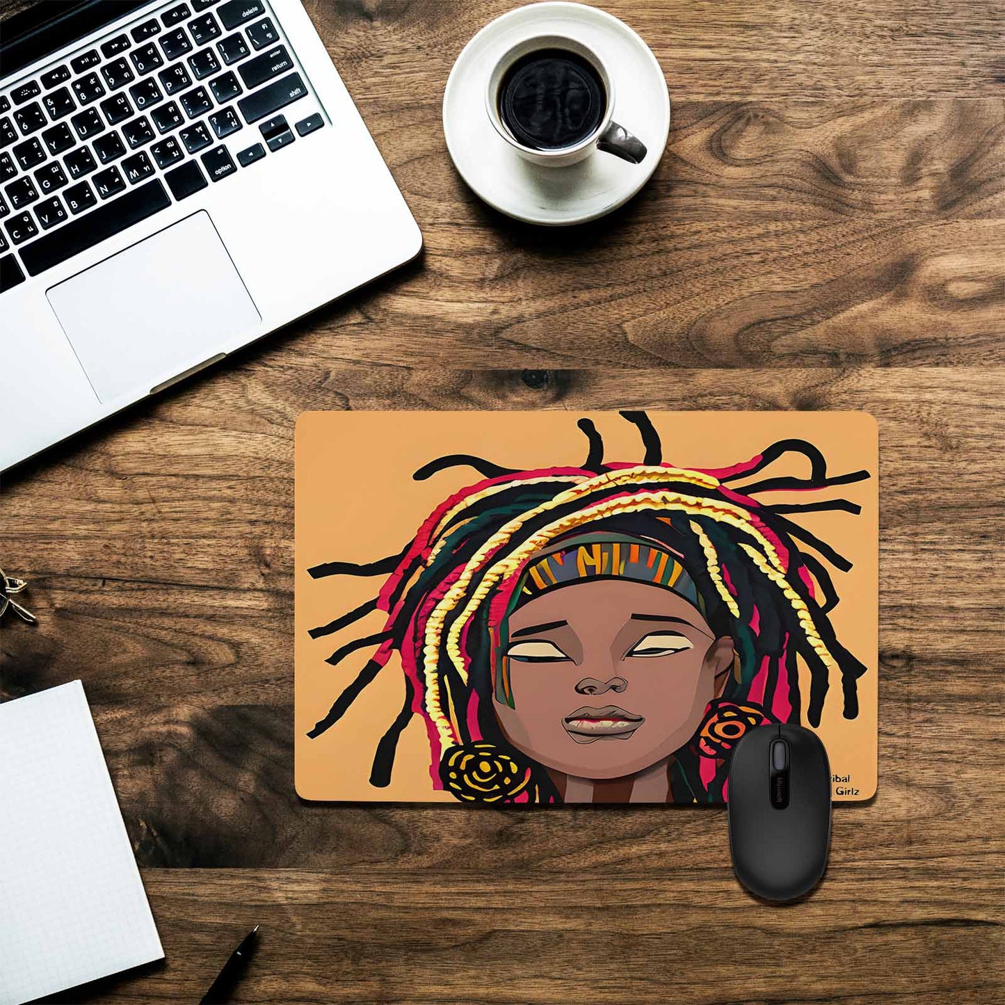 Dreads & Braids, 23 x 16 in amazing design mouse pad, Fulangiara 20